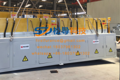 Medium frequency induction axle production line