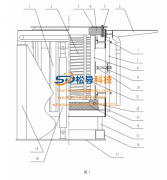 Utility model induction melting furnace for avoiding cracking of furnace bottom