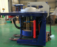 1 ton two tow induction melting furnace