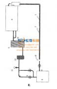 Water circulation system of steel strand induction heating furnace