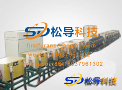 Steel pipe induction heating normalizing , quenching , tempering , production line