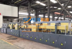 Medium frequency quenching and tempering production line
