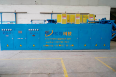 Fully automatic temperature closed loop intermediate frequency inductor heating production line